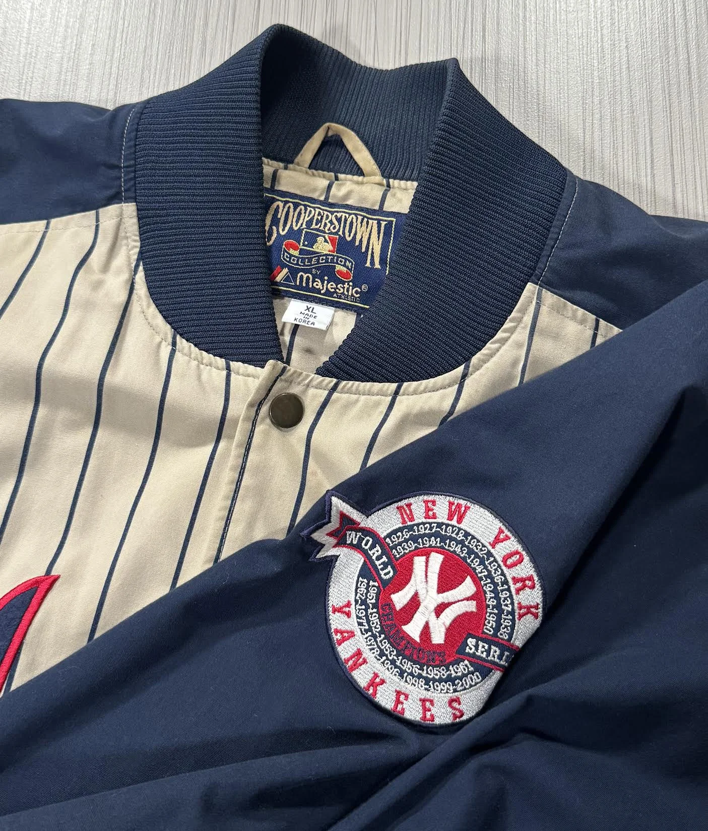 美品】COOPERSTOWN Majestic ヤンキース スタジャン XXL 【公式通販】
